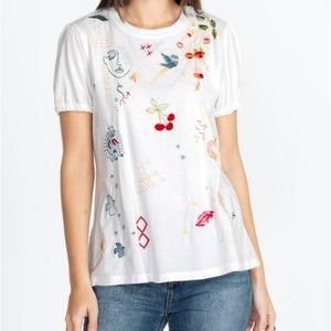 NWT Puff Sleeve Top - LARGE